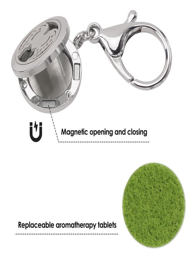 SHIDOW Essential Oil Diffuser Keychain, Aromatherapy Keychain Diffuser for Women, Valentine's Day Gifts (3 Set) - Image 3